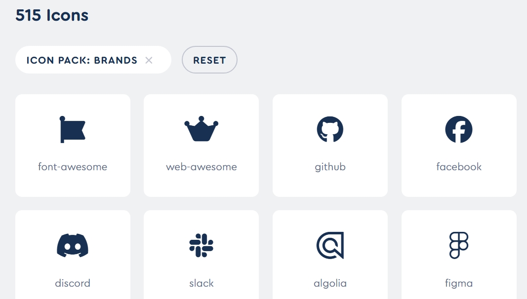 アイコンが並ぶ場面
